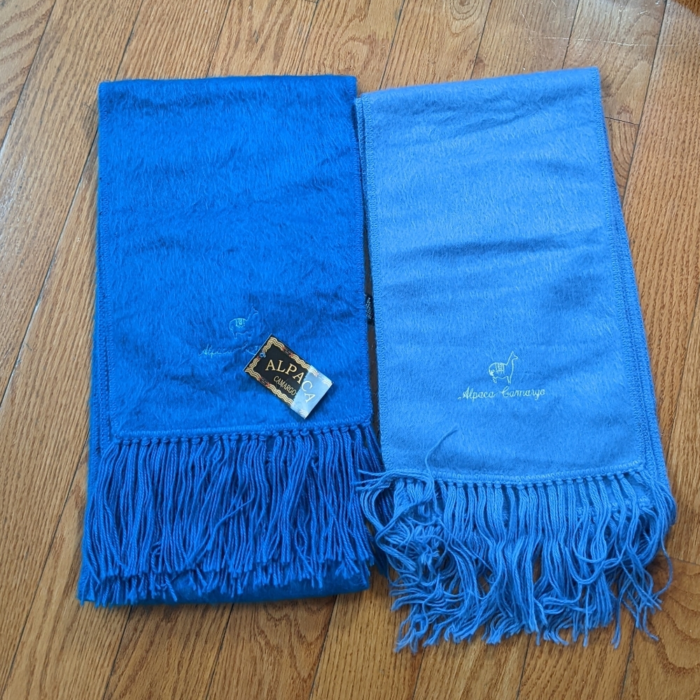 * Alpaca Camargo alpaca fringe scarf